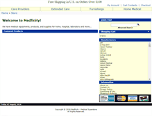 Tablet Screenshot of medfinity.com